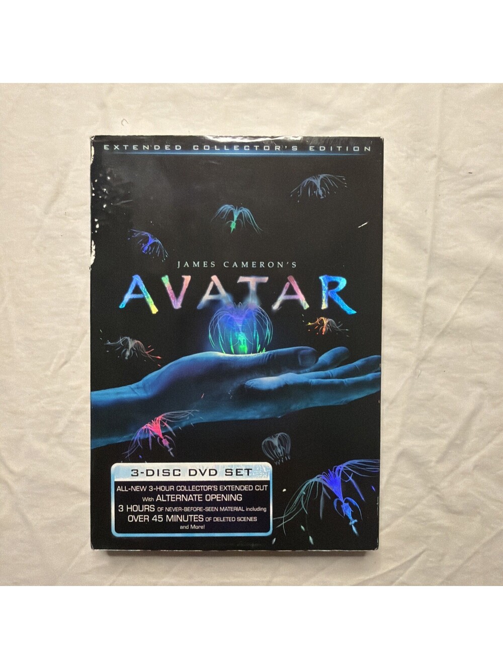 James Cameron's Avatar Extended Collector's Edition 3-Disc DVD Set-sealed-#405